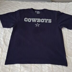 NFL Cowboys Navy Blue Graphic Tee for Kids